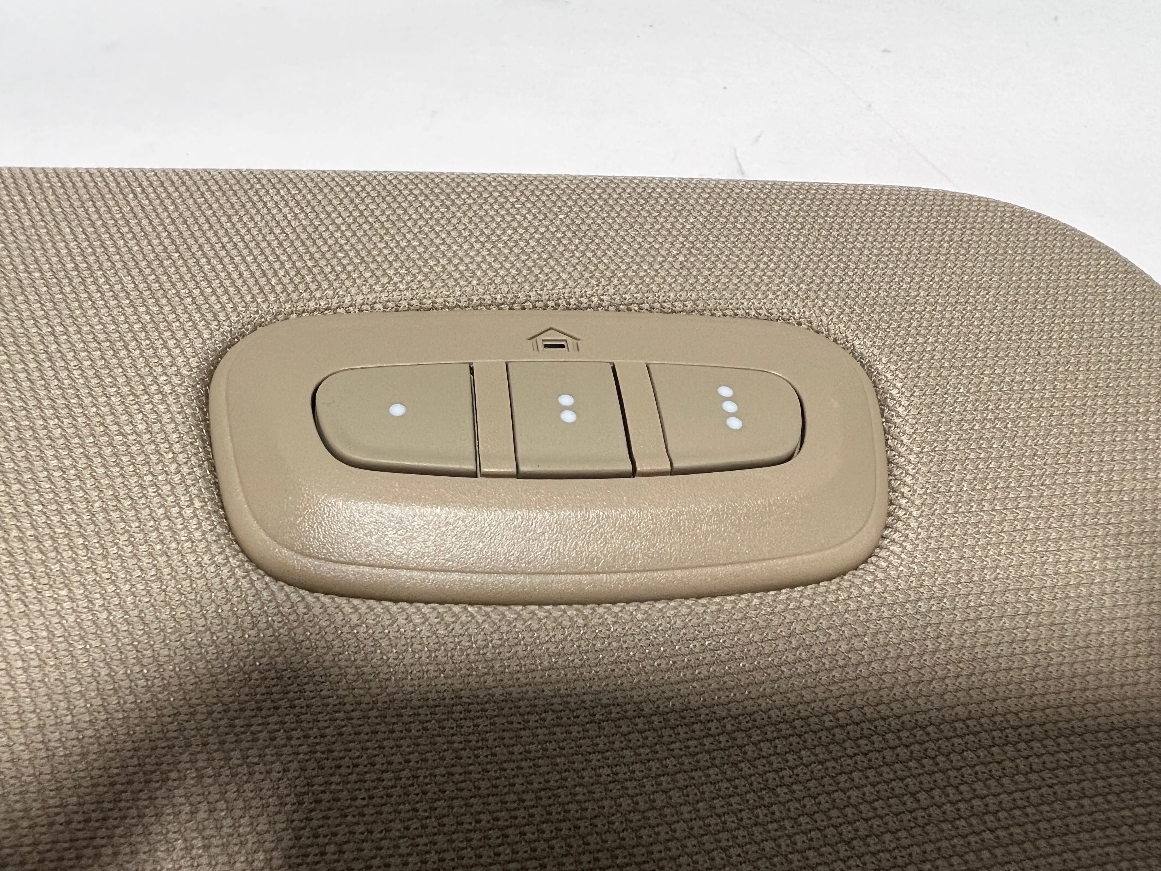 2020-2021 Dodge Ram  1500 Tan Driver Side Sun Visor - Illuminated Garage Buttons