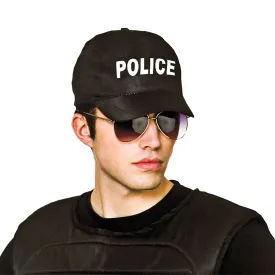 Adults Police Cap Baseball Hat Cops Military Fancy Dress