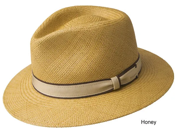 Bailey Brooks Panama Straw Fedora Hat