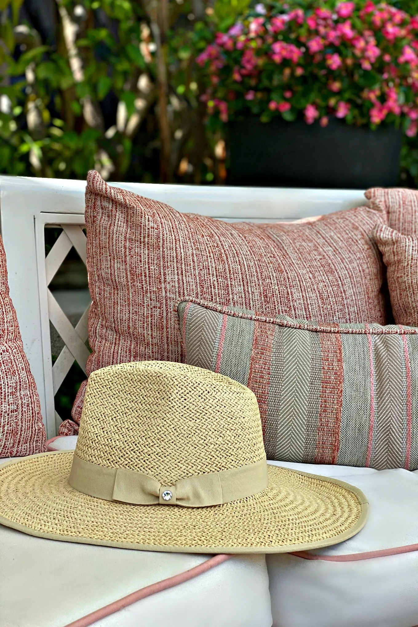 BEST SELLER!! The Palm Desert Straw Panama Hat in Light