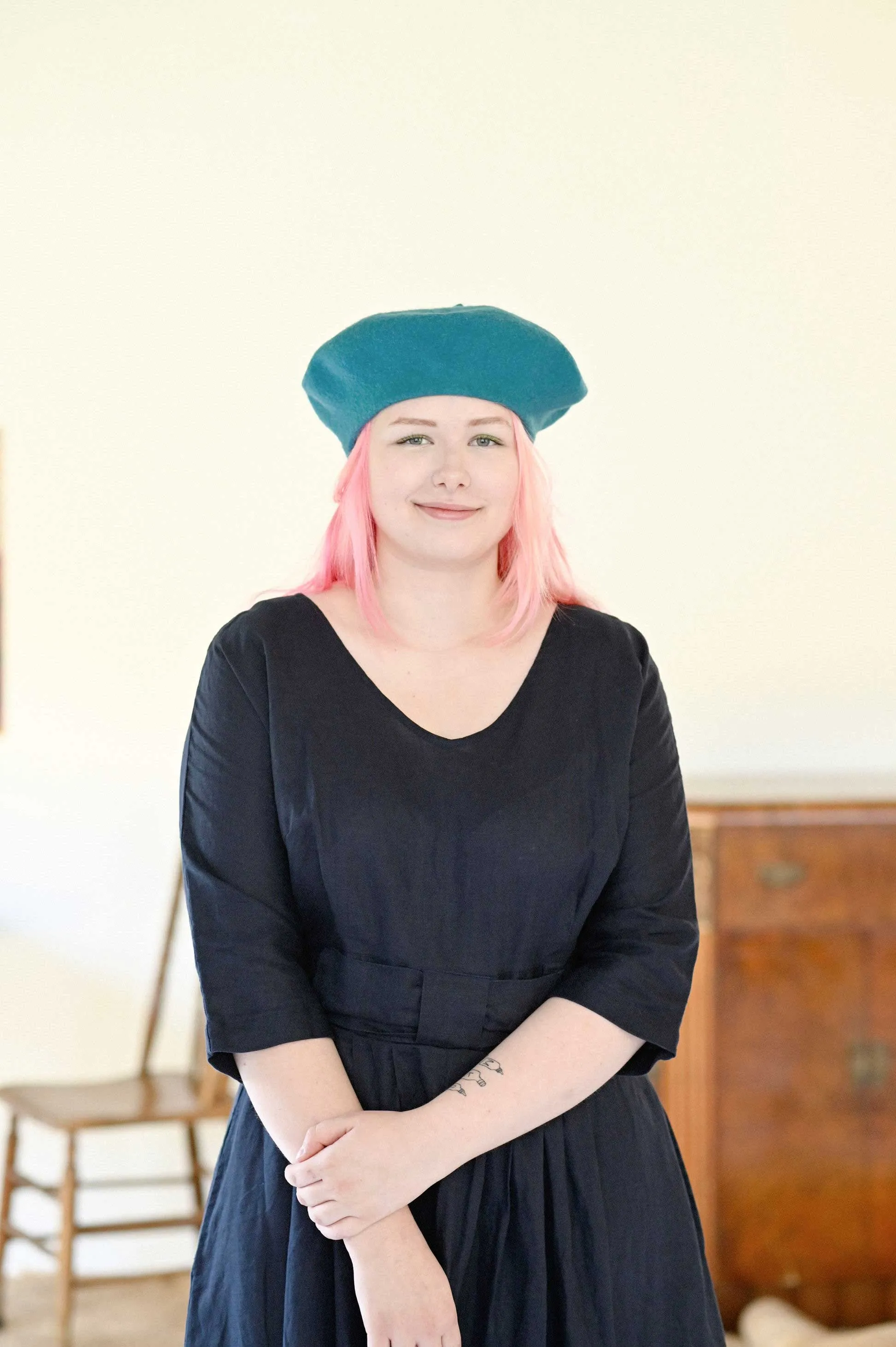 Classic Beret Turquoise