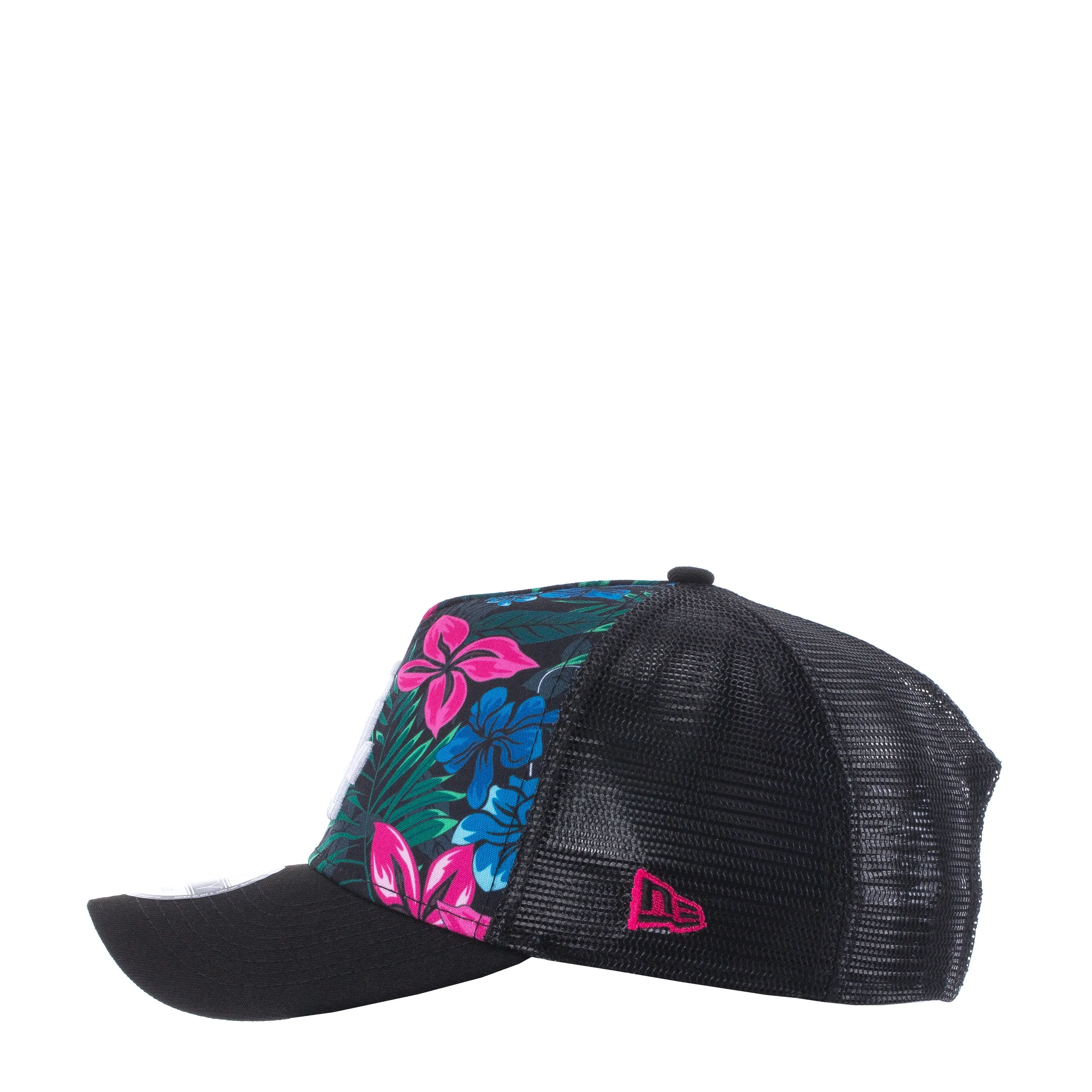 Dodgers Hibiscus Floral Trucker 940