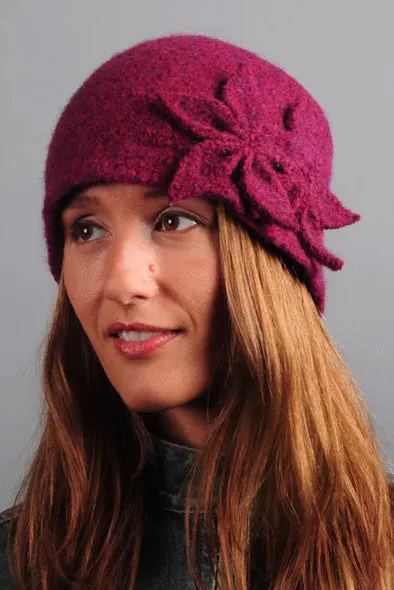 Double Flower Cloche Hat