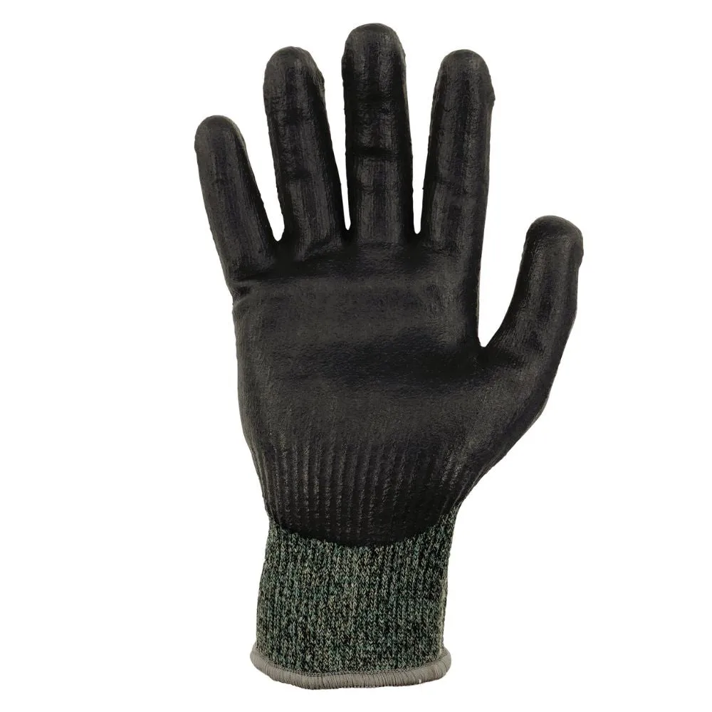 Ergodyne 18036 #7070 12-pair 2XL Green ANSI A7 Nitrile Coated CR Gloves