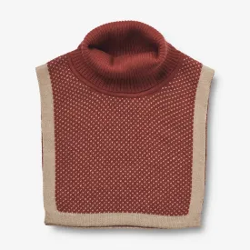 Knitted Neckwarmer Zaza - red