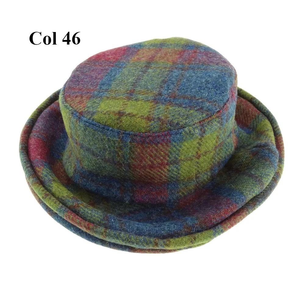 Ladies 100% Harris Tweed Cloche Hat