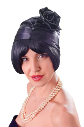 Ladies Girls 20’s Cloche Hat Charleston Fancy Dress Party Costume Accessory