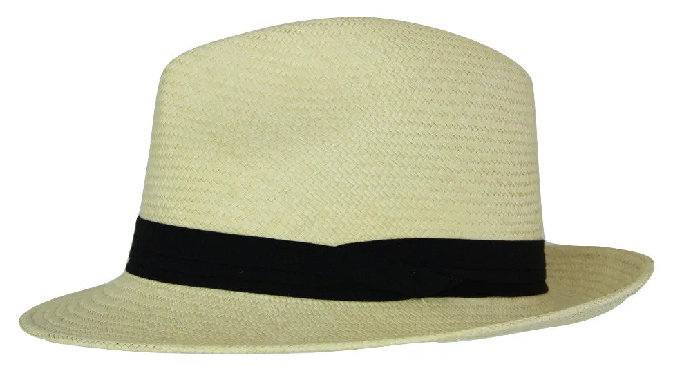 Melbourne Hats Summer Trilby Panama - Natural