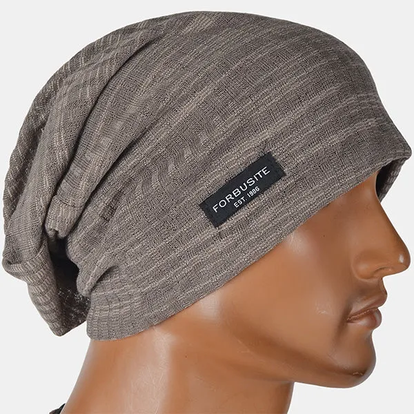 Men Slouch Hollow Beanie Thin Summer Cap  B018H