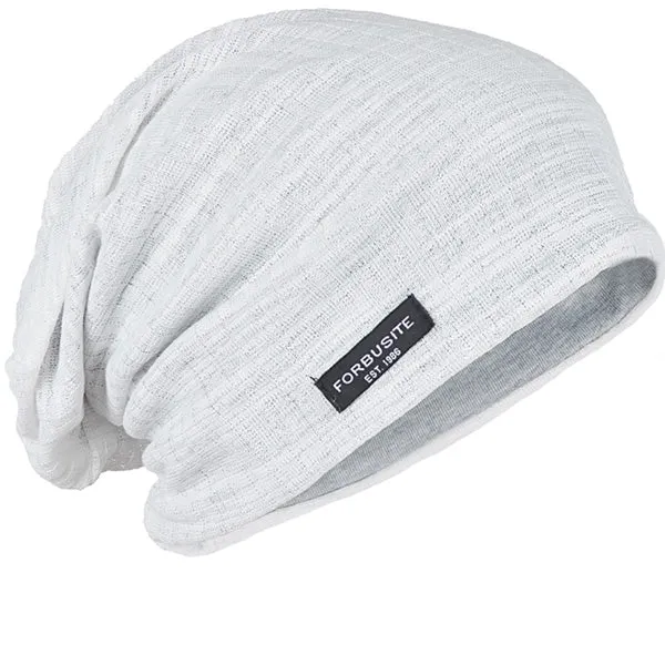 Men Slouch Hollow Beanie Thin Summer Cap  B018H