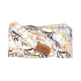 Peachy Flowers pet scarf