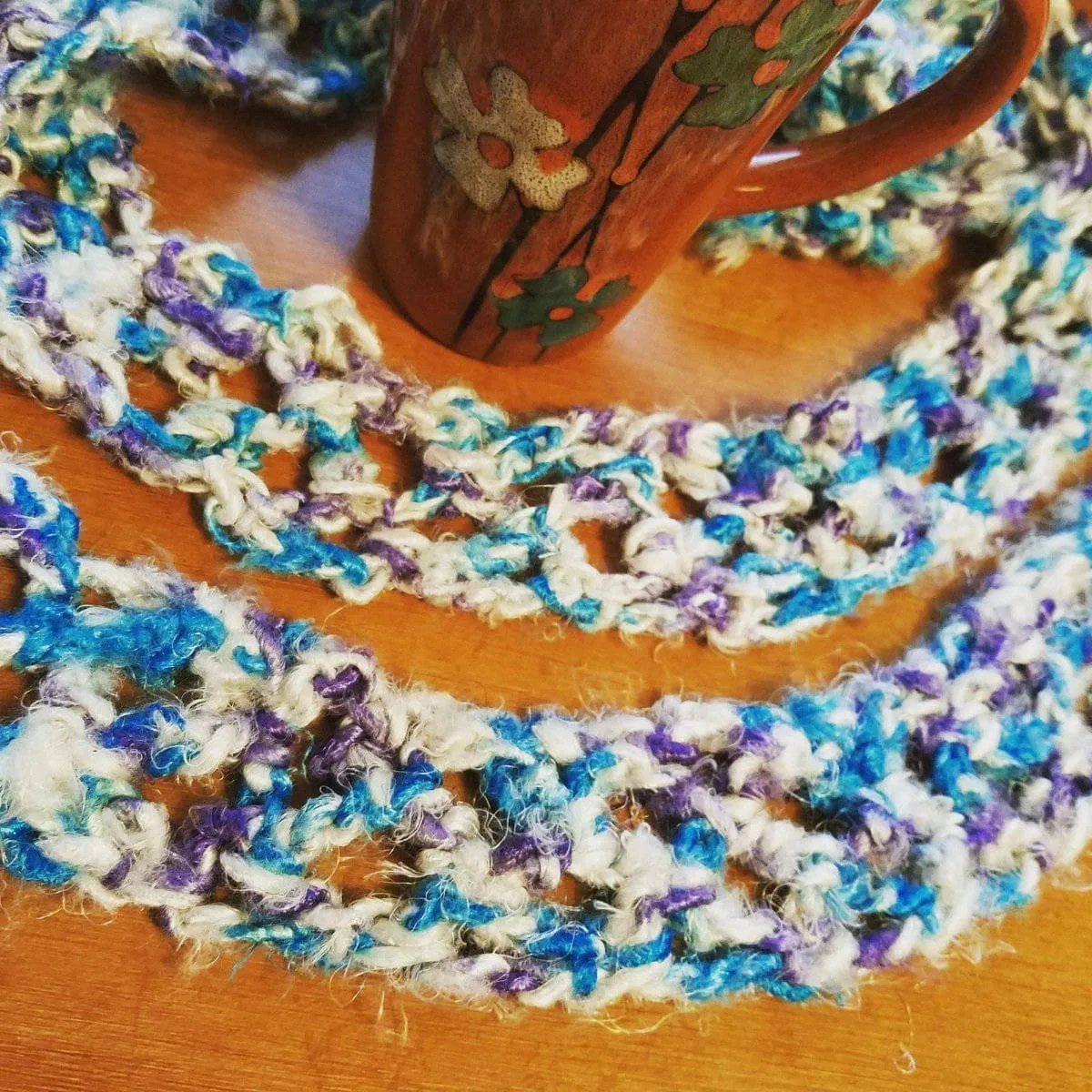 Rainy Day Infinity Scarf Crochet Kit