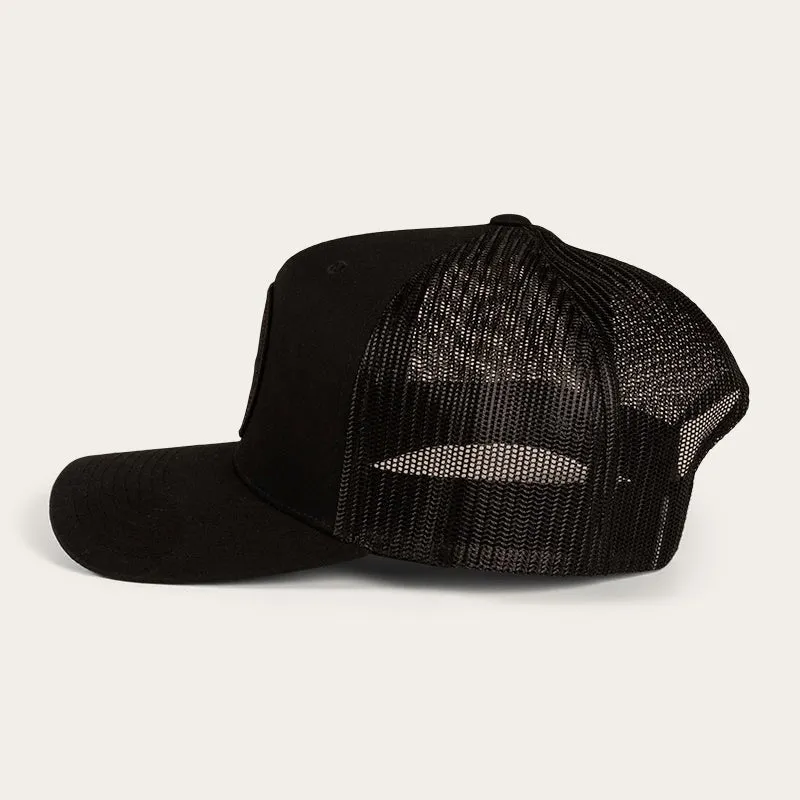 Ringers Western Signature Bull Trucker Cap Black/Black