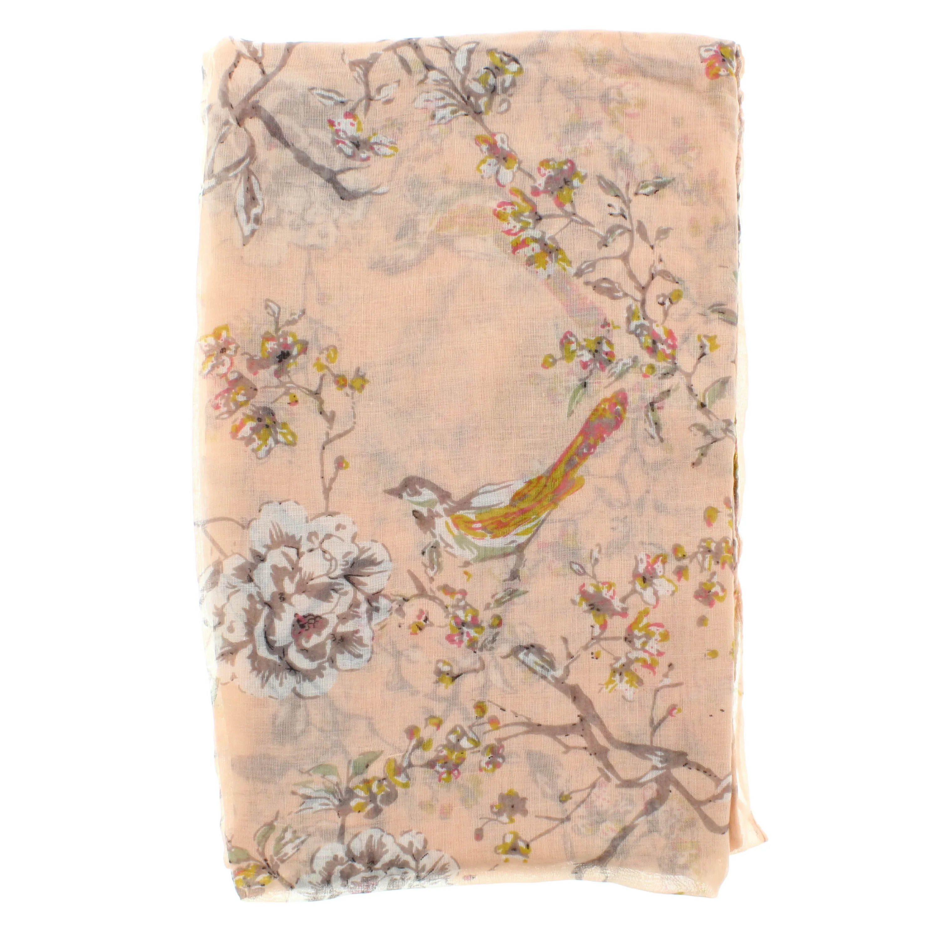 Robins, Trees & Flowers Scarf