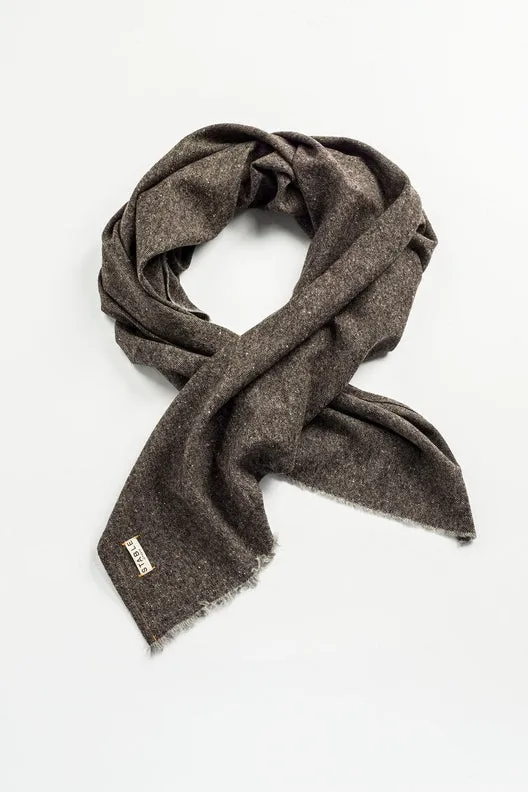 Turf Snowstorm Irish Tweed Scarf