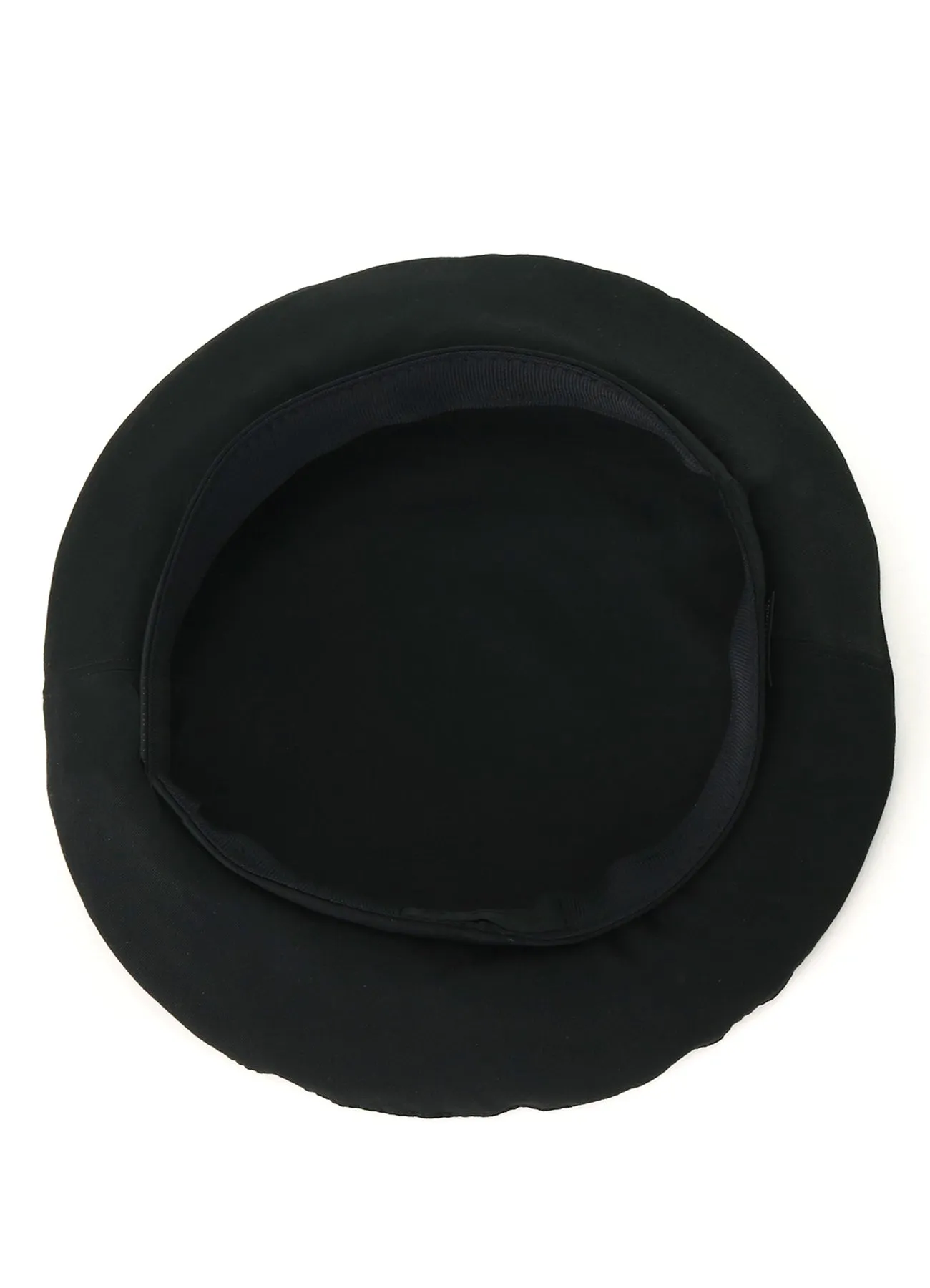 WASHER FINISHED WOOL GABARDINE BERET